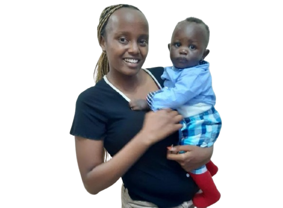 Sharon caring for someone